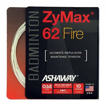 Ashaway ZyMax 62 Fire White - Box